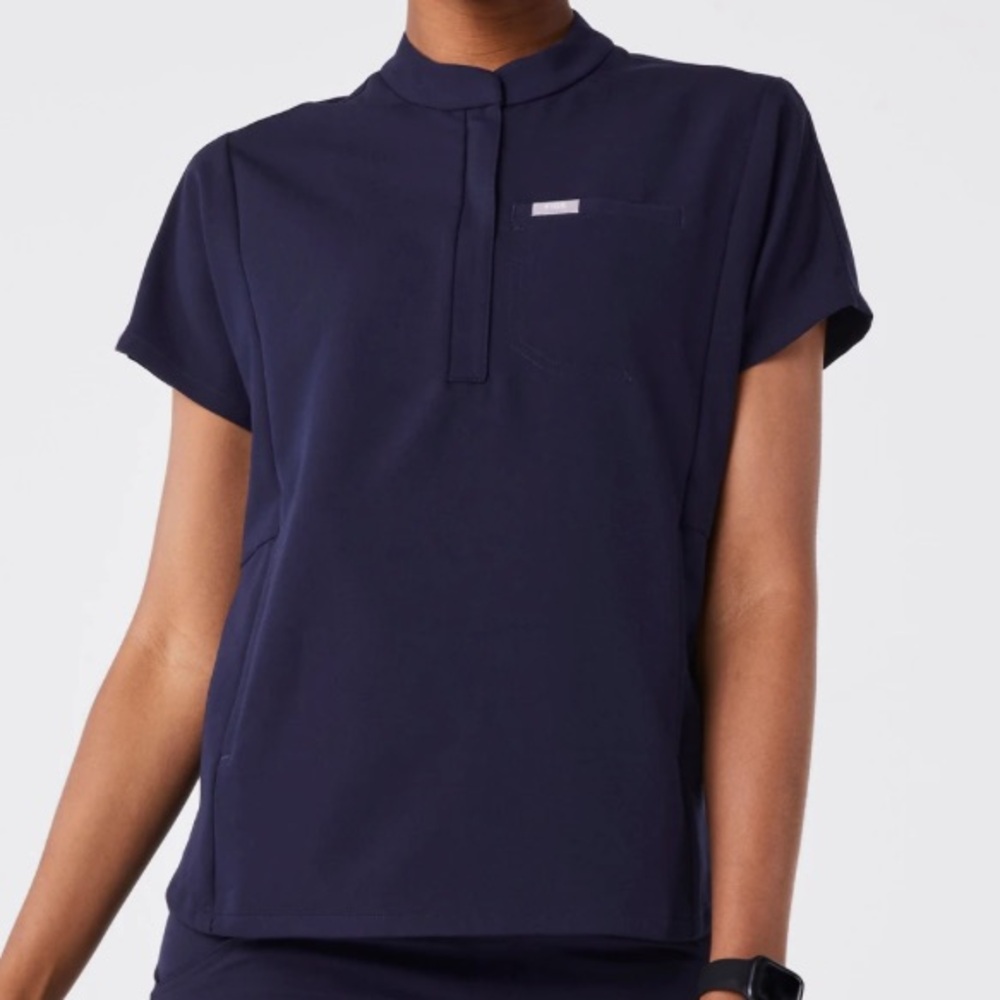 FIGS Montex Scrub Top - medium Navy
